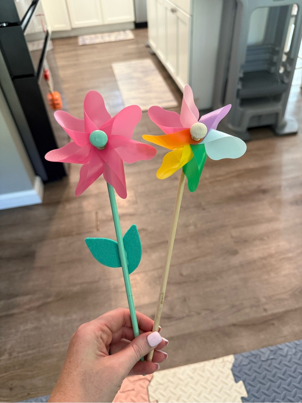 Pinwheel flowers.